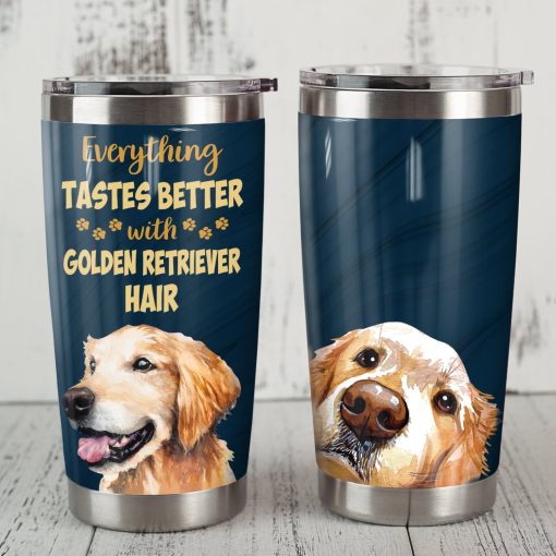 Golden Retriever Steel Tumbler, Gift For Grandparent, 21St Birthday Gift Ideas, Gift For Mother, Gifts For New Moms, Good Gifts For Mom