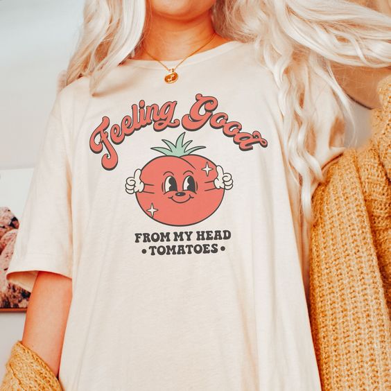 Funny Vegetable Shirt, Farmers Market Vegetable Print Retro Shirt, Gardening Gift Vegan Tshirt