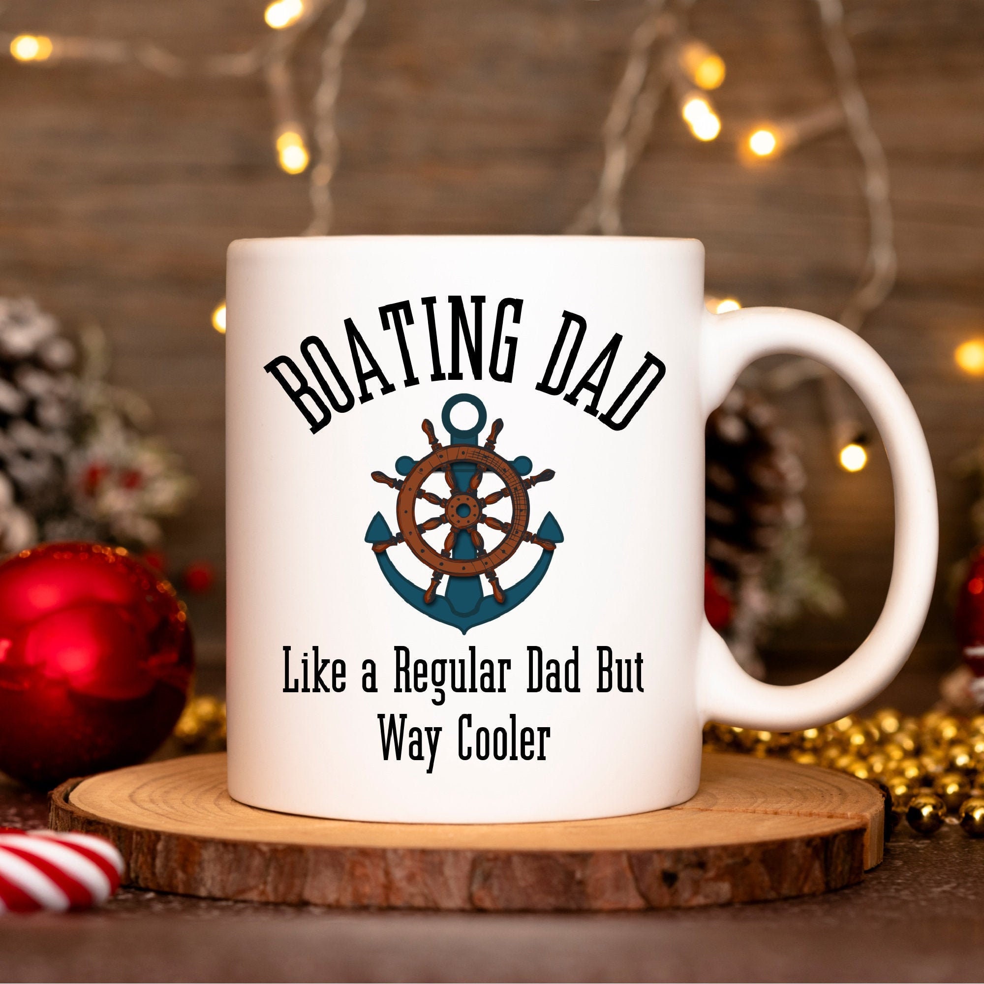 Boating Dad, Funny Boating Coffee Cup, Boating Humor, Gifts for Boat Lovers, Boat Present, Gift for Boat Lovers, Boat Captain Gifts