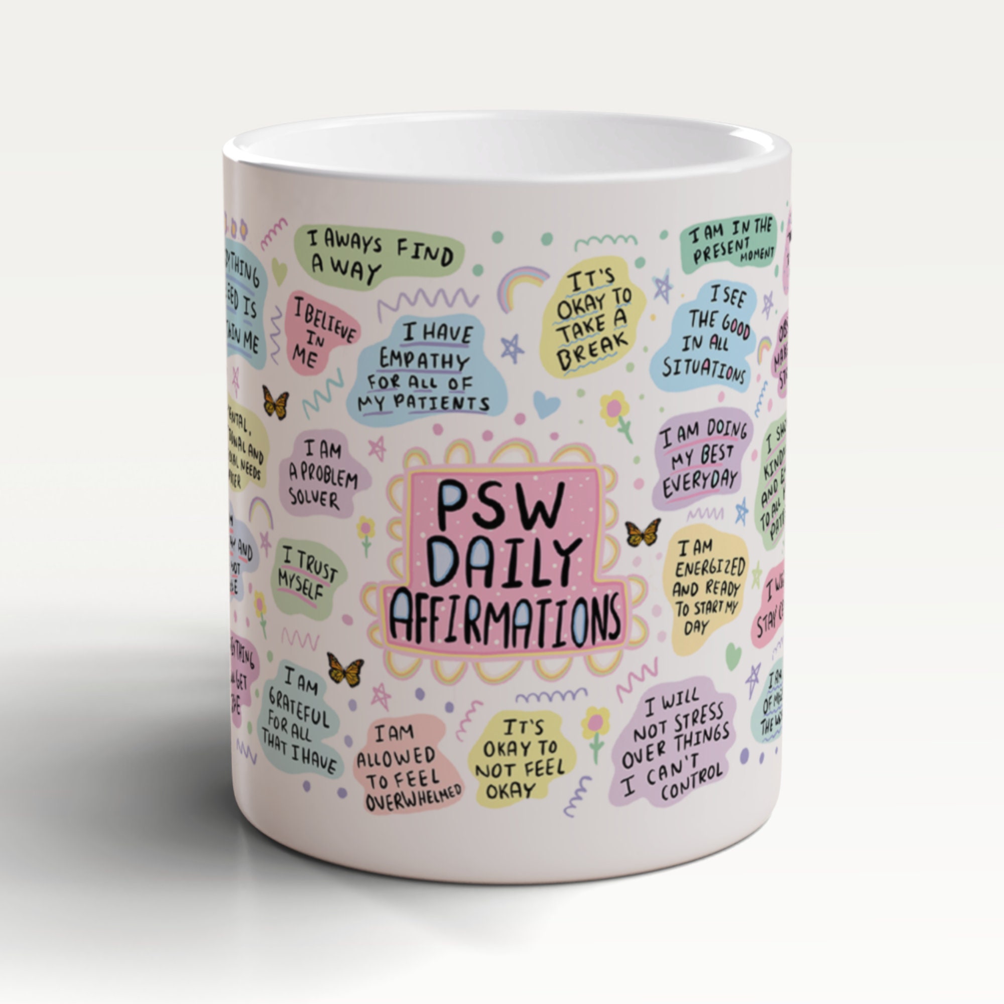 PSW Mug, PSW Gift, Personal Support Worker Mug, Personal Support Worker Gift, Support Worker Mug, Support Worker Gift, Daily Affirmations