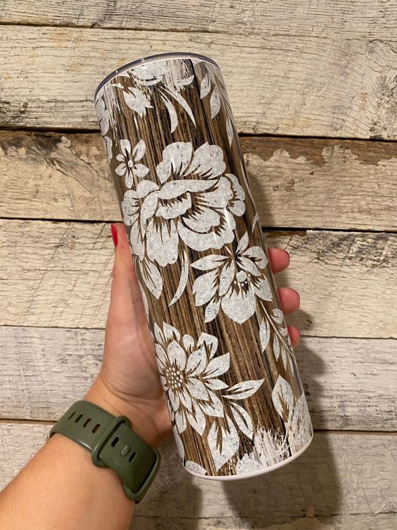 Woodgrain Western Boho Tumbler