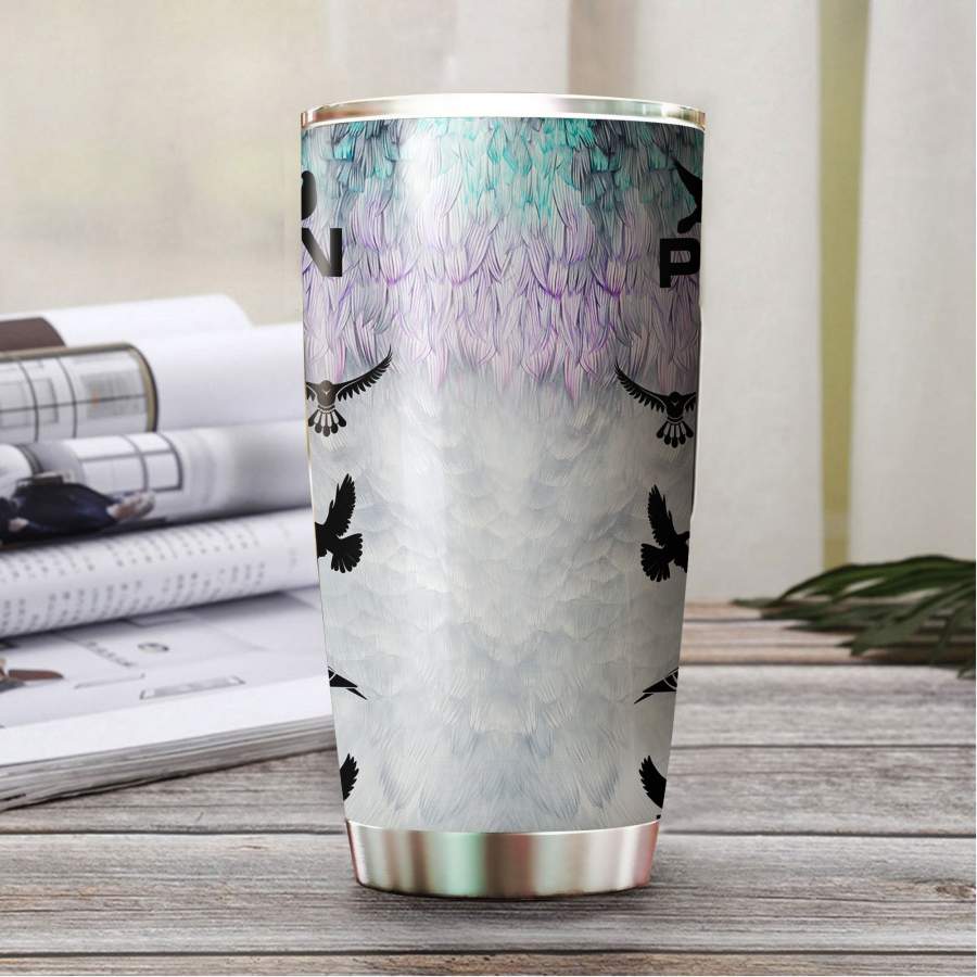 Beautiful Pigeon Stainless Steel Tumbler