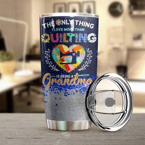 Quilting Grandma Tumbler