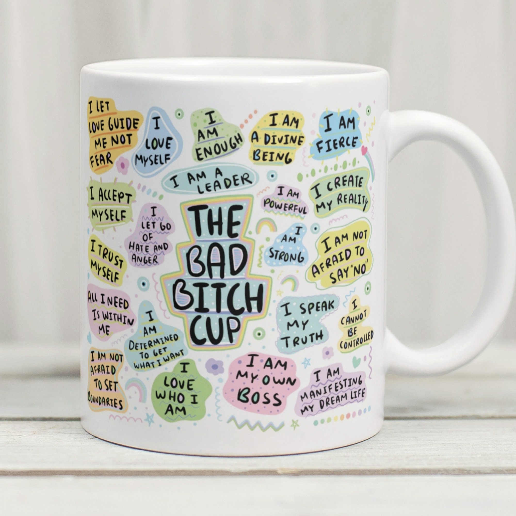 Bad Bitch Cup, Bad Bitch Mug, Boss Bitch Mug, Bad Bitch Birthday, Bad Bitch Era Mug, Badass Mug, Baddie Mug, Daily Affirmations Mug