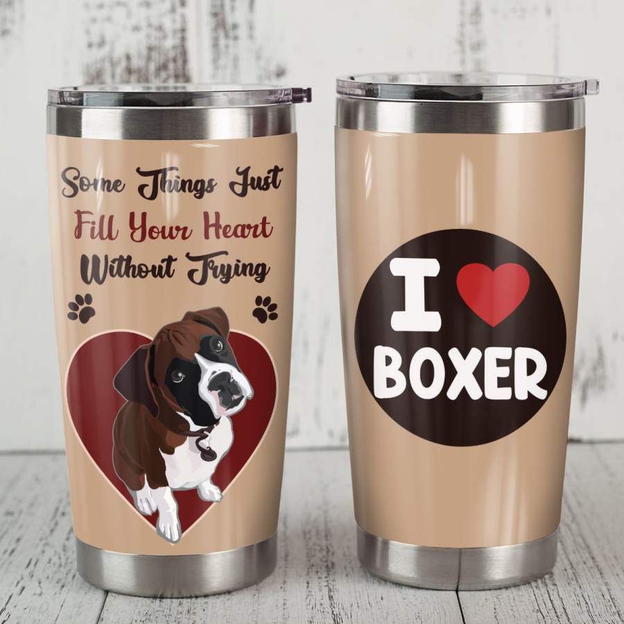 Boxer Dog Steel Tumbler FB0304 68O52