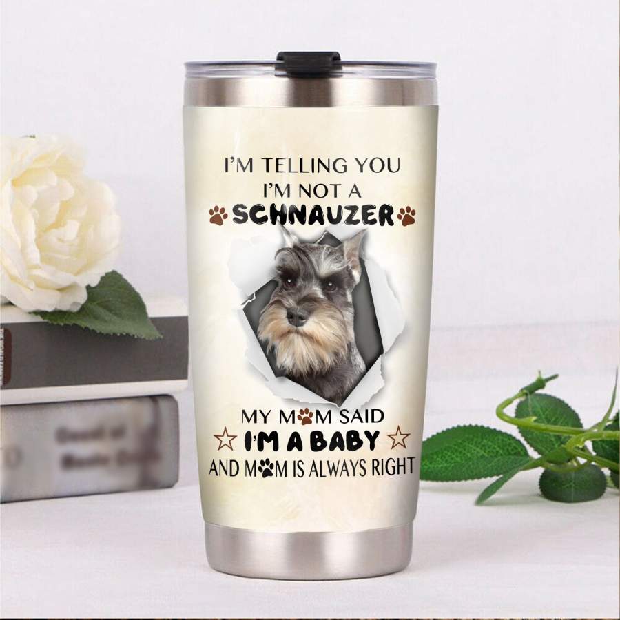 Schnauzer Dog Steel Tumbler JR3104 81O34