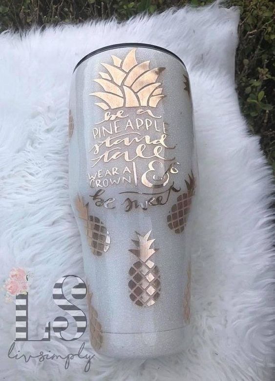 Pineapple Yeti Tumbler