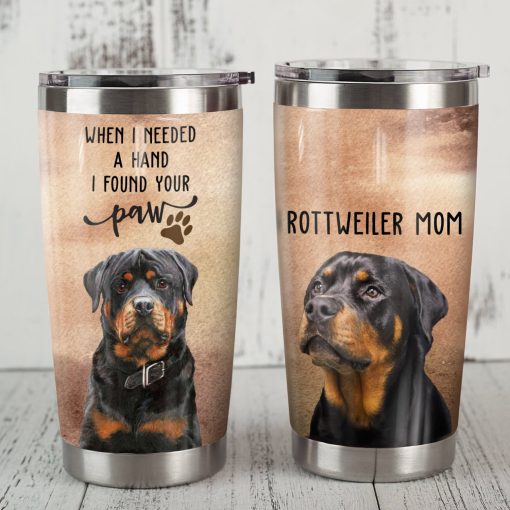 Rottweiler Dog Steel Tumbler, 60Th Birthday Ideas, Moms Mother Day Gifts, Gift For Girlfriend, Gifts For Dad, Father’S Day Gifts, Mother’S Day Gifts