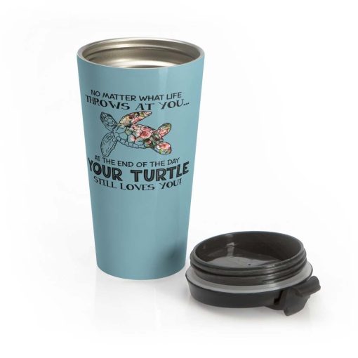 Turtle Blue Cl15100129Mdt 16Oz 20Oz Travel Mug Vacuum Sealed Tumblers