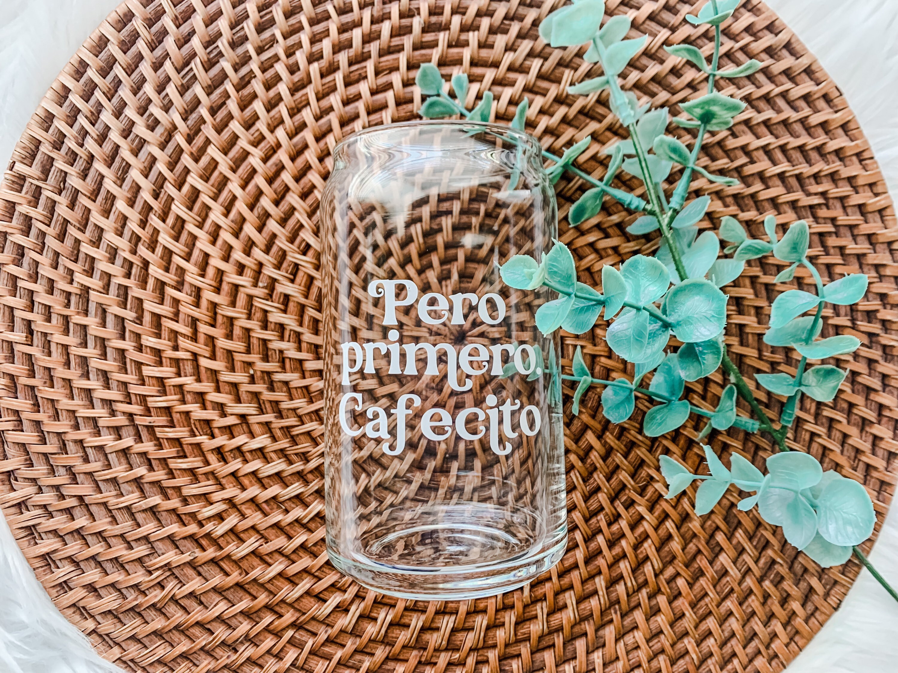 Pero Primero, Cafecito Iced Coffee Beer Can  | Glass Can  | Beer Can | Iced Coffee Beer Can  | Iced Coffee Glass | Perfect Gift