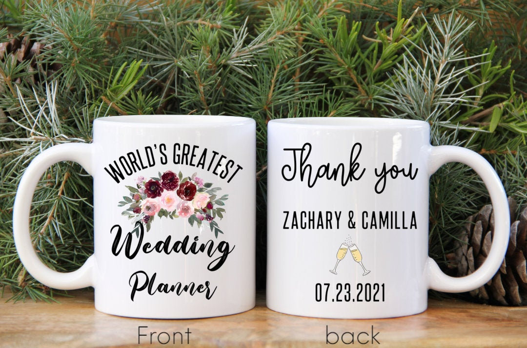 Personalized Wedding Planner Gift for Wedding Planner Event Planner Gift for Wedding Coordinator Gift Mug Wedding Planner Appreciation Gift