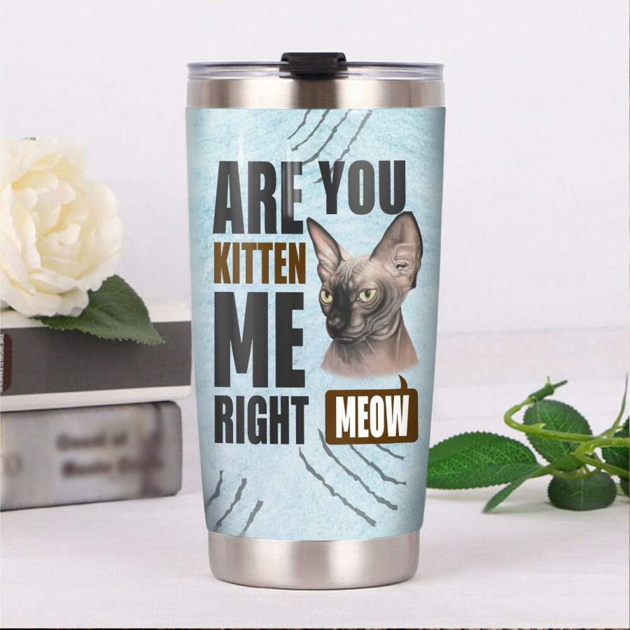 Sphynx Cat Steel Tumbler MR1804 70O59