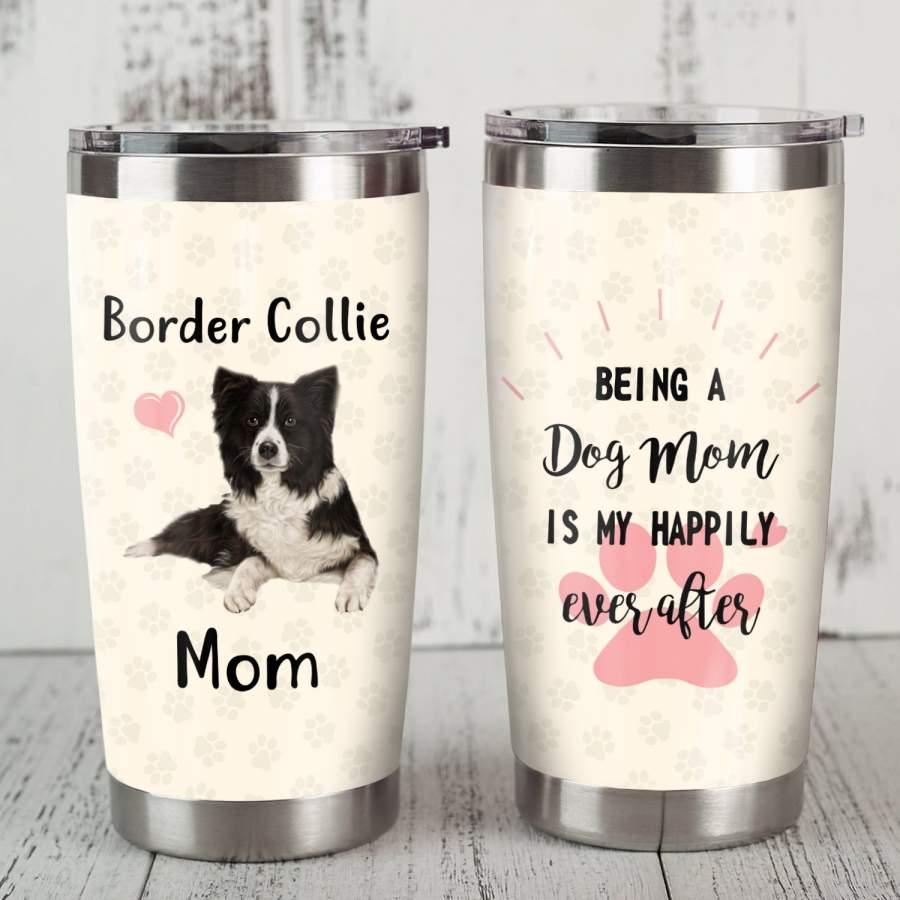 Border Collie Dog Steel Tumbler MR0705 68O313