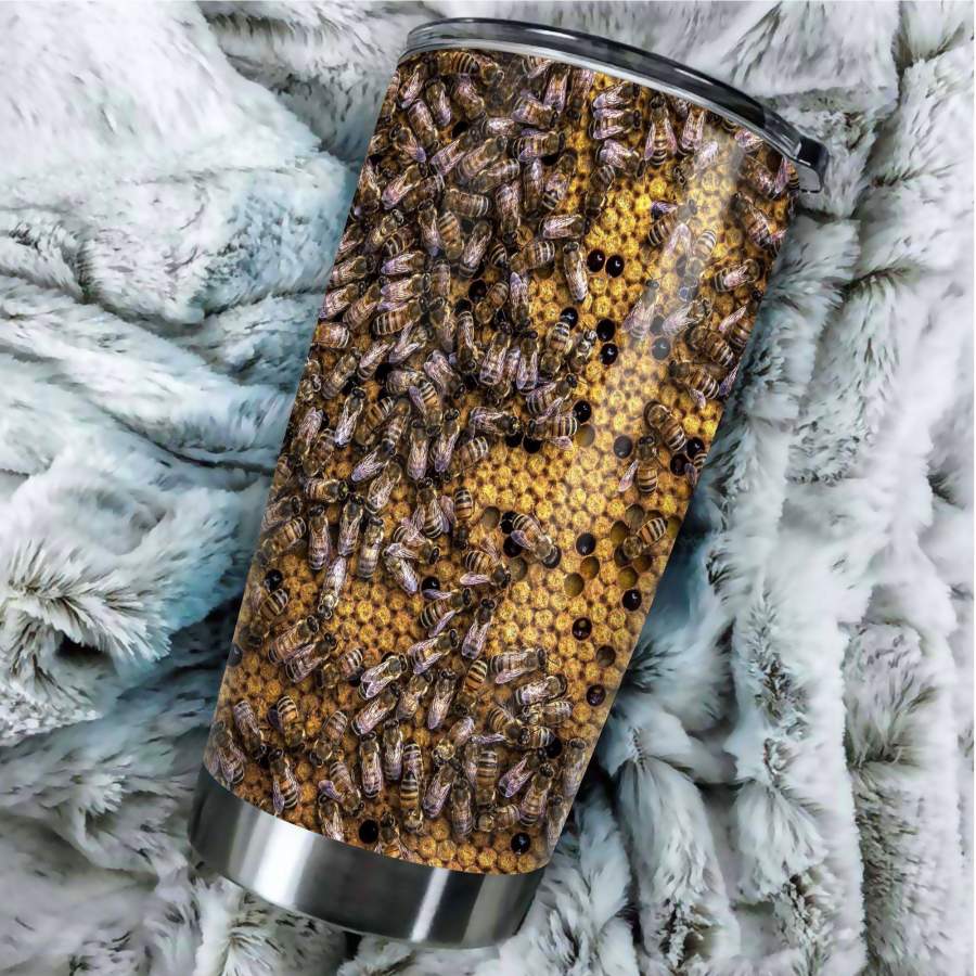 [Tumbler] Bees Hive Stainless Steel-104