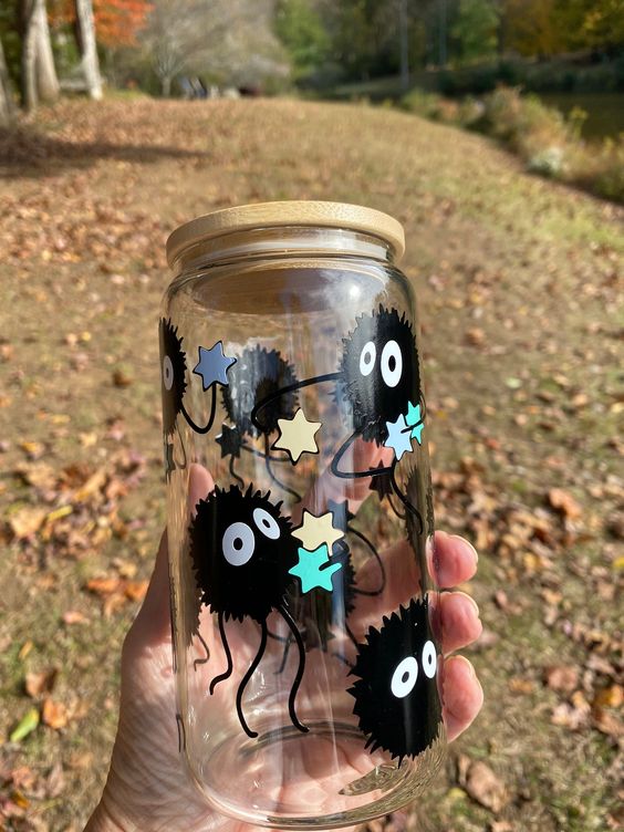 Soda Can Shaped Clear Drinking Glass