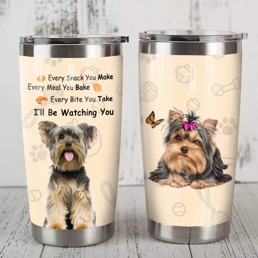 Yorkshire Terrier Dog Steel Tumbler JR2204 87O34