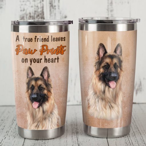 German Shepherd Dog Steel Tumbler, Gift For Parent, Boyfriend Valentines Day Gifts, Gift For Wife, Gifts For Mom, Best Gifts For Dad