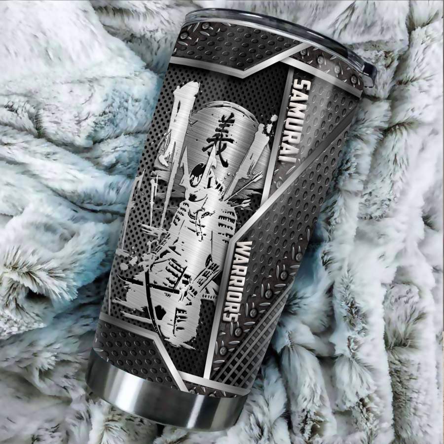 Samurai Warriors Metal Stainless Steel Tumbler