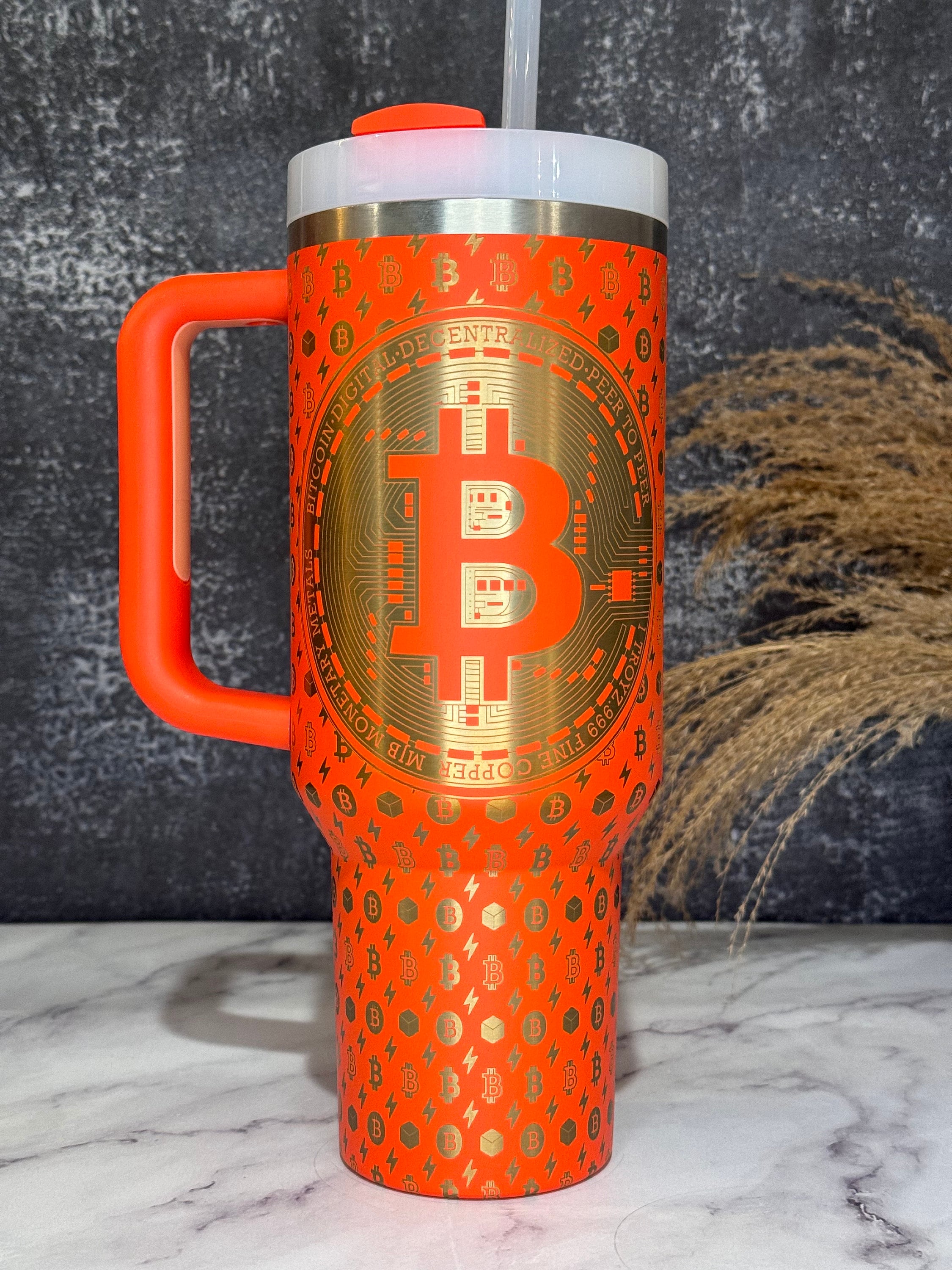 BITCOIN Stanley Adventure Quencher 40 oz tumbler