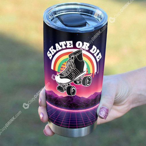 Skate Or Die Stainless Steel Tumbler