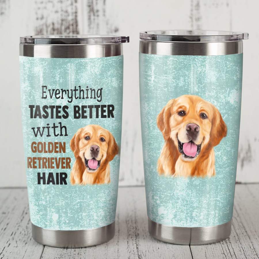 Golden Retriever Dog Steel Tumbler MR0903 70O42