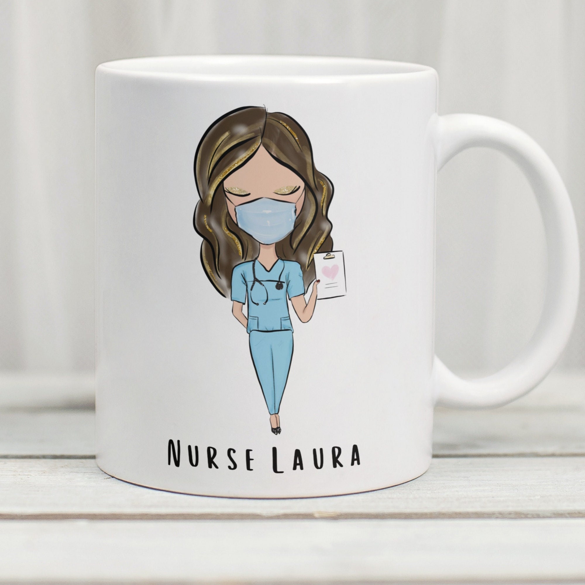 Personalised Nurse Mug, Personalised Doctor Mug, Custom Nurse Mug, Nurse Coffee Mug, NHS Worker, Gifts For Nurses, Healthcare Worker Mug