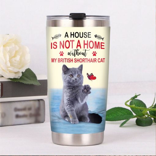 British Shorthair Cat Steel Tumbler, Mom Christmas Gifts, Birthday Gifts For Dad, 60Th Birthday Ideas, Gift Ideas For Dad, Best Gifts For Mom