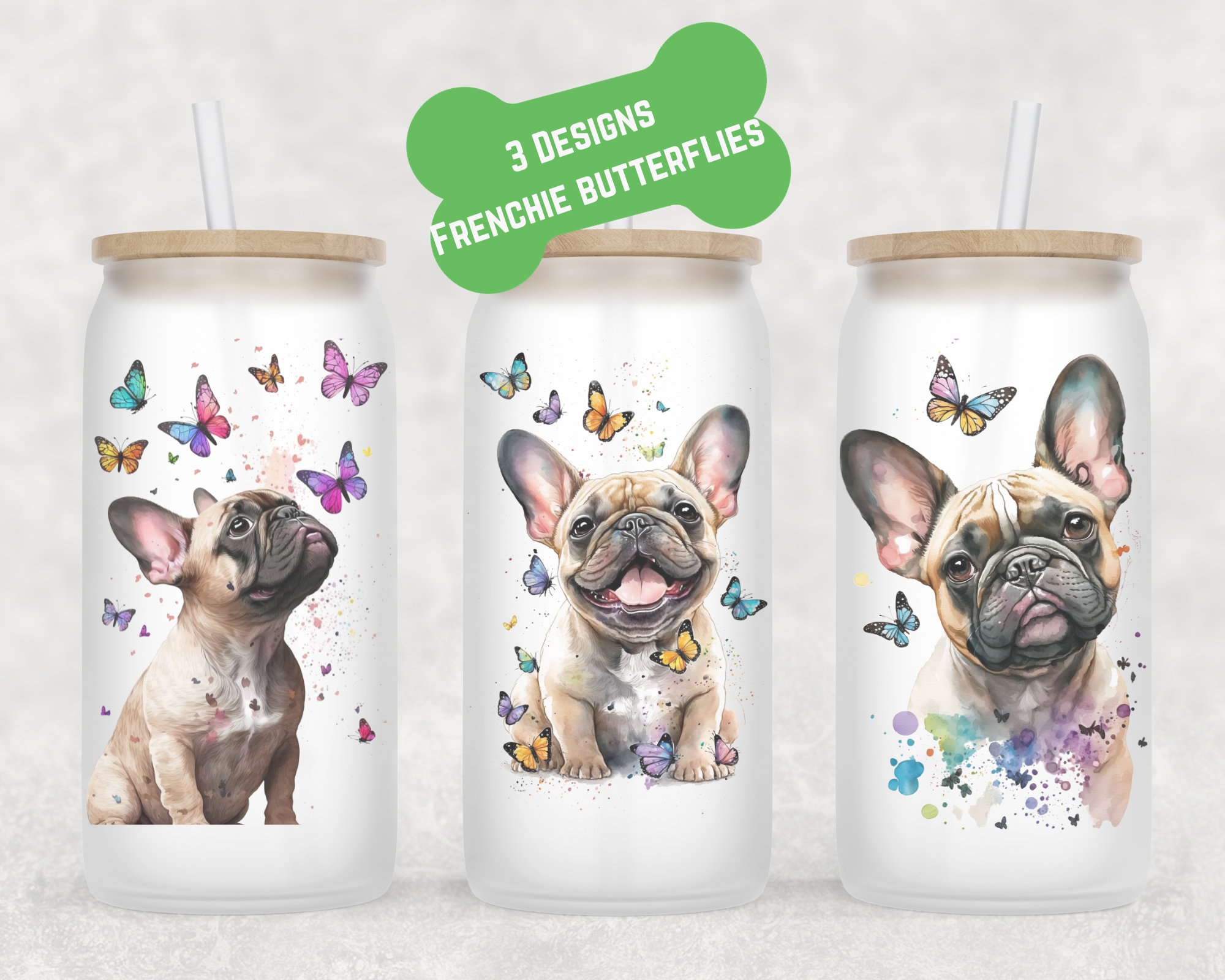 Frenchie Mug | Dog Mom Gift | Frenchie Coffee Cup| French Bulldog Coffee Cup | Frenchie Coffee Mug | Dog Mom Glass Coffee Cup | Dog Mom Mug