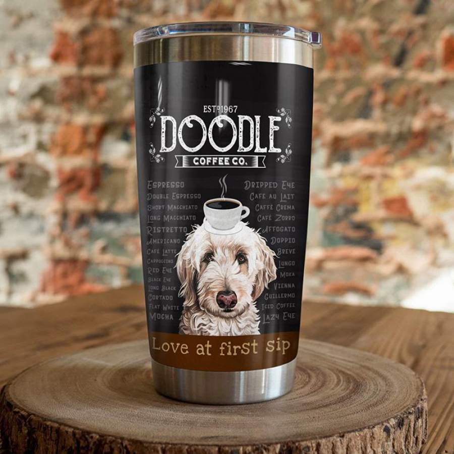 Goldendoodle Dog Coffee Company Steel Tumbler FB1402 81O53