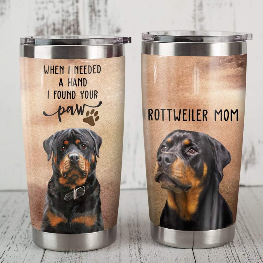 Rottweiler Dog Steel Tumbler MR1101 71O31