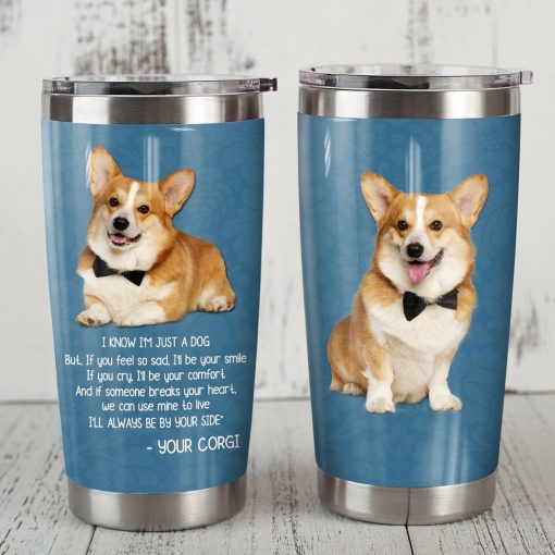 Corgi Dog Steel Tumbler