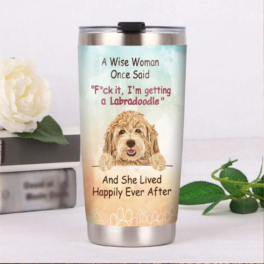 Labradoodle Dog Steel Tumbler MR1001 68O50