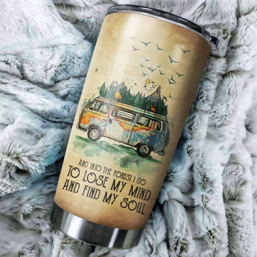 Camper Map 20oz Stainless Steel Tumbler