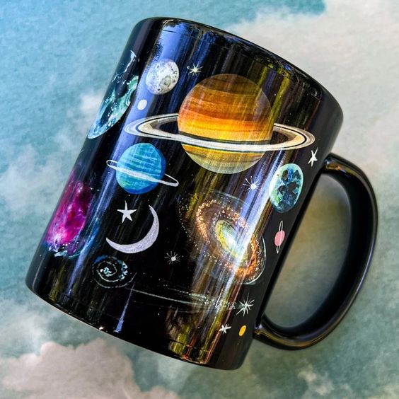 Black Space Mug