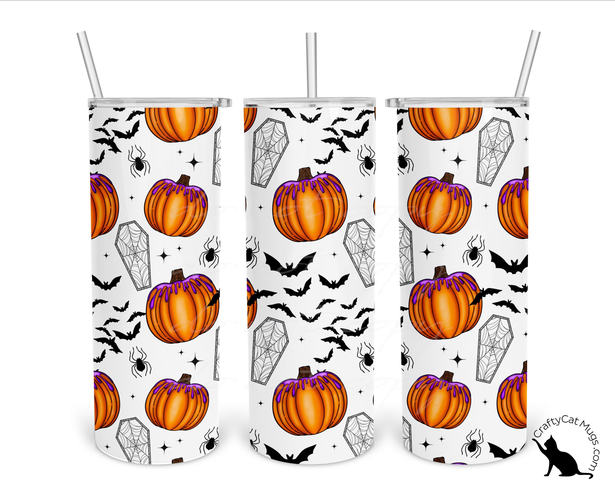 Halloween Tumbler | Spooky Season Cup | Pumpkin Tumbler