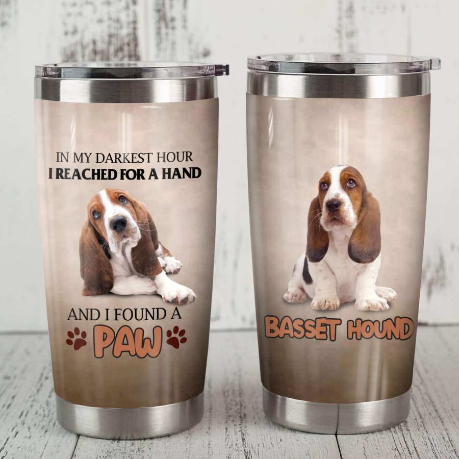 Basset Hound Dog Steel Tumbler MR0702 81O49