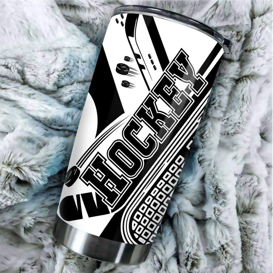 Love Hockey Stainless Steel Tumbler