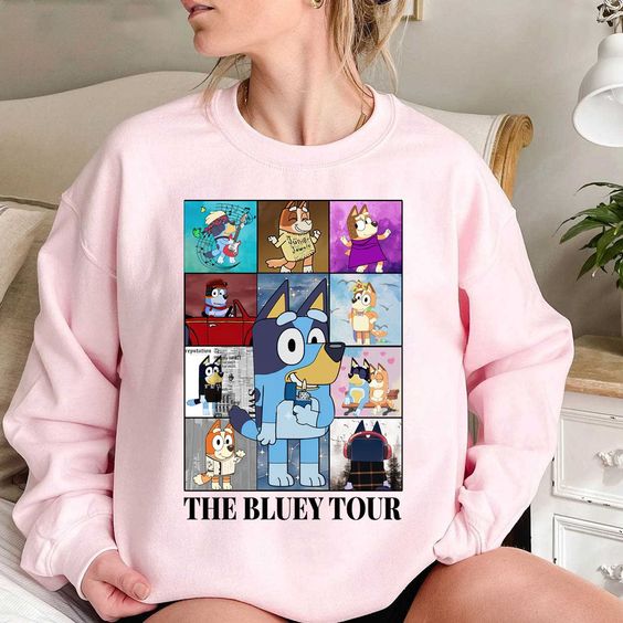 Eras Tour Bluey Sweatshirt, Albums As Books Sweatshirt, Taylor Swifty Xmas, Eras Tour Merch Shirt, Albums As Books Sweatshirt