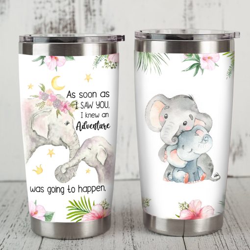 Elephant Steel Tumbler, Gift Ideas For Mom, Birthday Gift For Girlfriend, Gift For Mother, Gifts To Grandpa, Dad Day Gifts, Gifts For Grandma