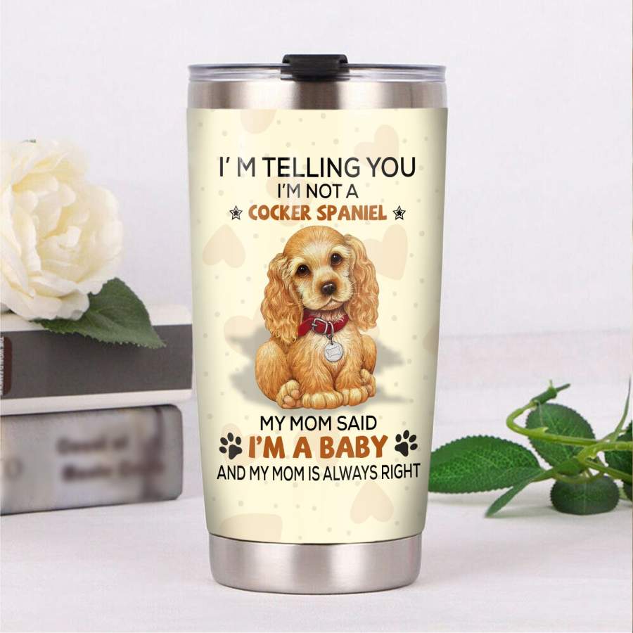 Cocker Spaniel Dog Steel Tumbler MR0704 68O42