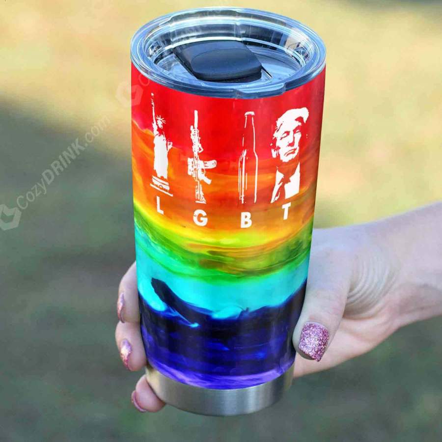 America LGBT Stainless Steel Tumbler V17L9