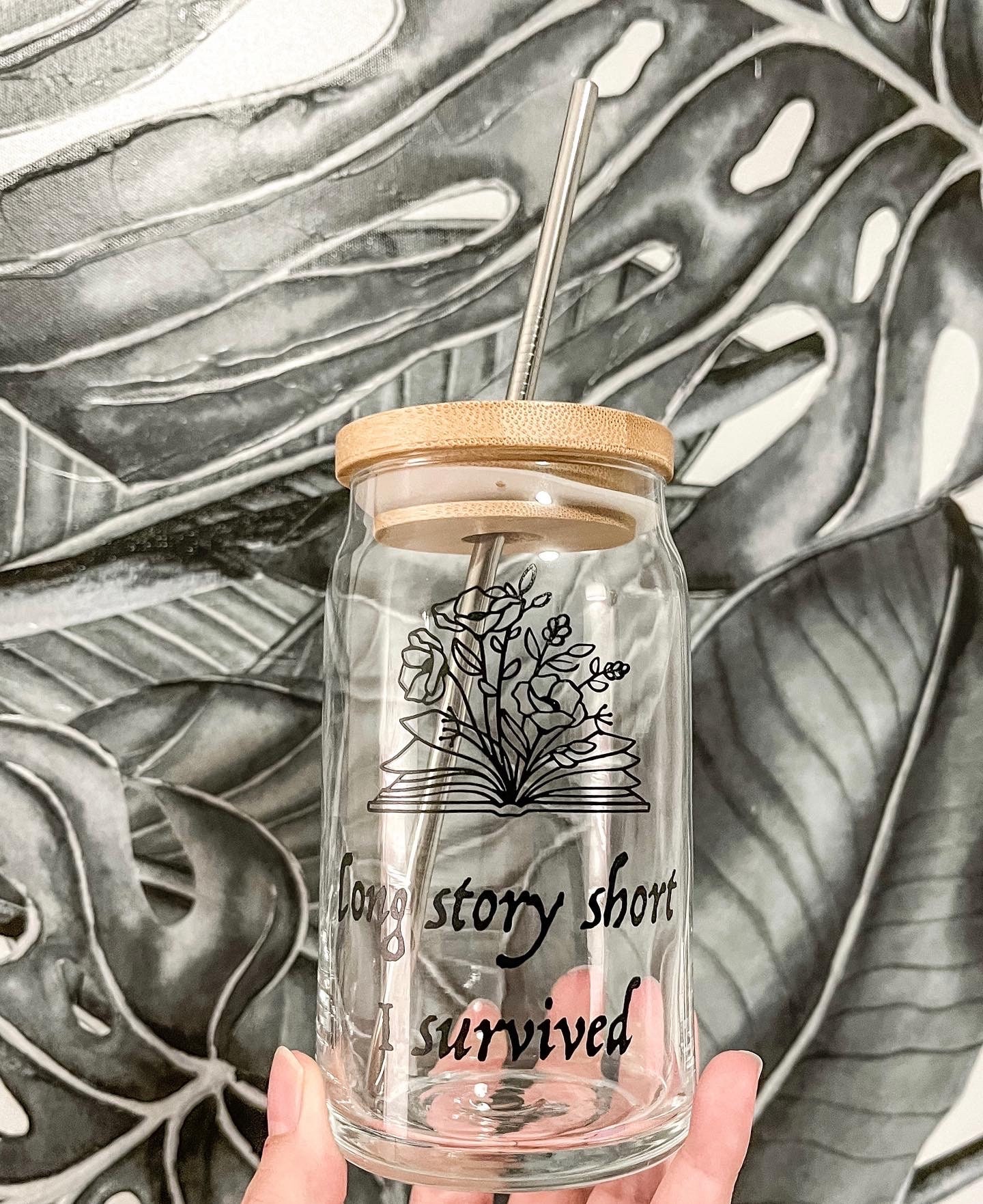 taylor swift inspired cup, long story short I survived, swiftie cup, taylor swift gift, evermore cup, cute coffee cup, taylor swift merch