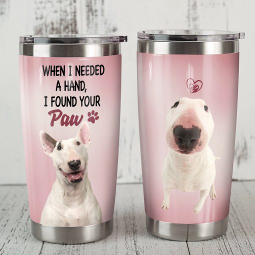 Bull Terrier Dog Steel Tumbler, Gift For Wife, Mother Of The Bride Gifts, Gift For Mother, 60Th Birthday Ideas, Best Gifts For Dad