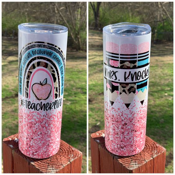 Teacher Tumbler, Teacher Gift, Teacher Skinny Tumbler