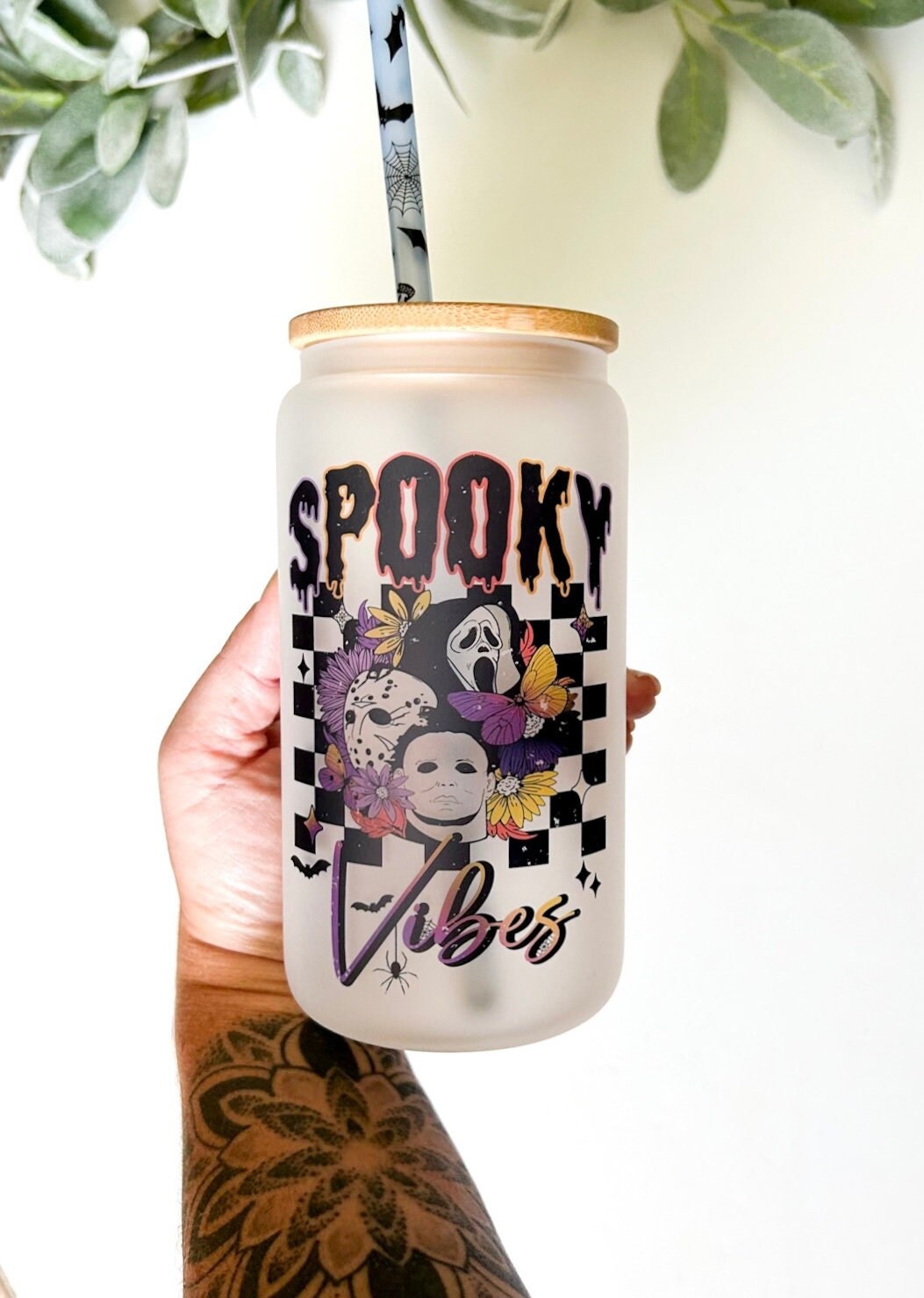 Spooky Vibes tumblers/ Halloween tumbler/ Halloween boys tumbler