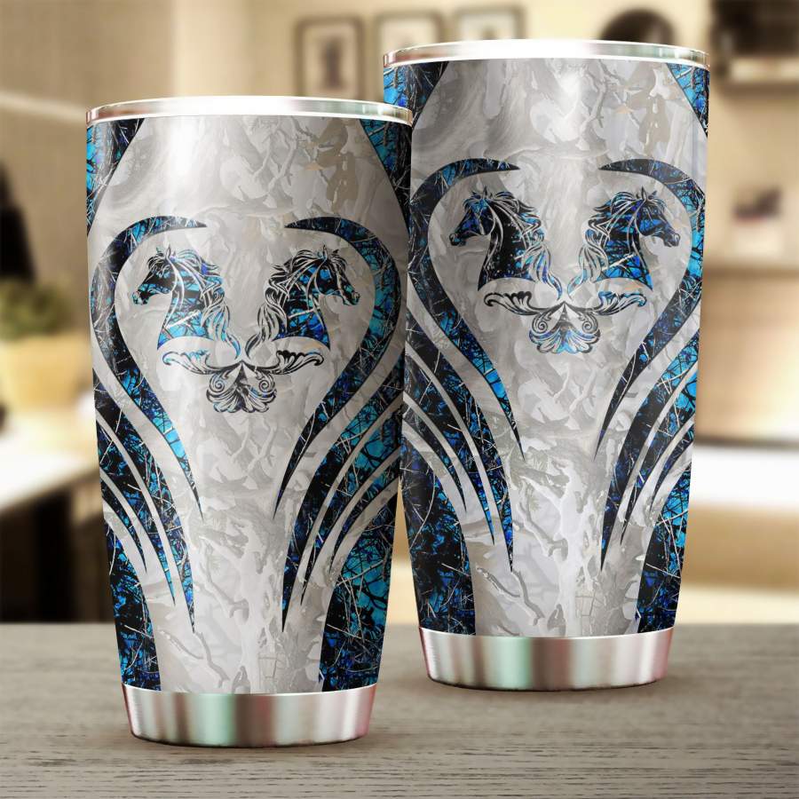 Love Horse Camo Stainless Steel Tumbler