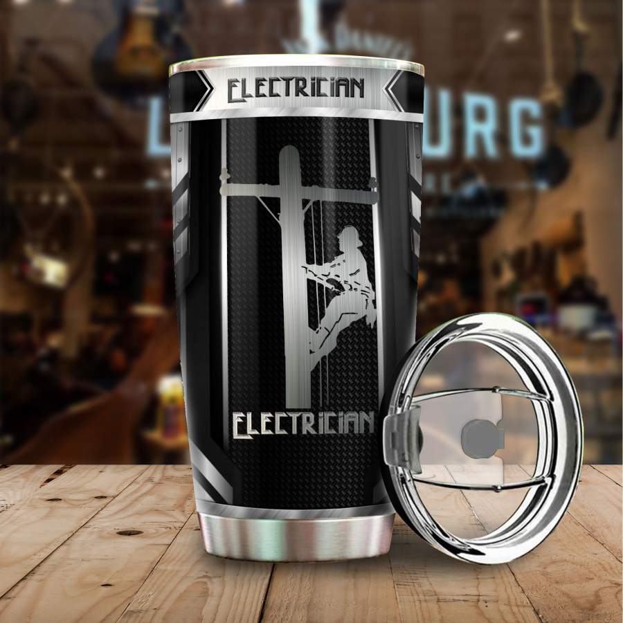 Electrician Metal Stainless Steel Tumbler