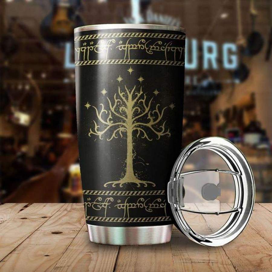 Viking Tree Black Stainless Steel Tumbler 20oz