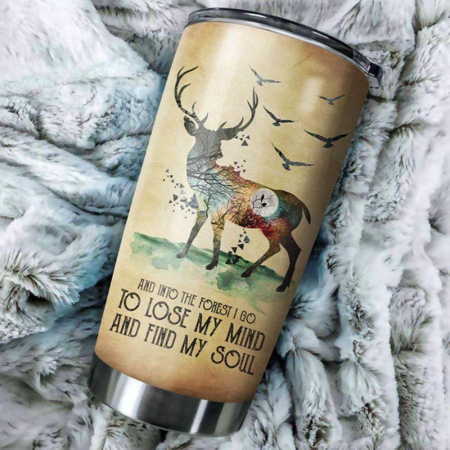 Deer Map 20oz Stainless Steel Tumbler