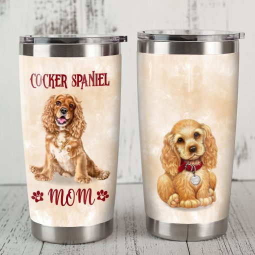 Cocker Spaniel Dog Steel Tumbler, Father’S Day Gifts, Christmas Gifts For Dad, Gift For Brother, Birthday Gift, Birthday Gift Ideas